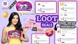 🥳MyGlamm New Free products loot offer 🫴🏻 || Popxo big vanity pouch 👝 loot||#viral#trending#myglamm