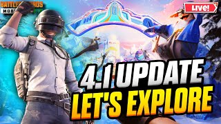 4.1 UPDATE IS HERE LETS EXPLORE | BGMI LIVE#bgmi #pubgmobile