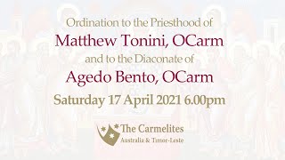 Carmelite Ordinations 2021