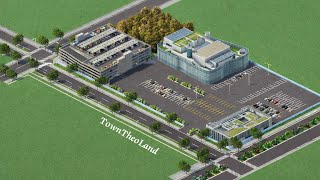 How I built Realistic Commercial area street - Theotown.