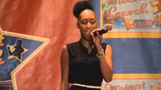 Marsha Laurent Of Layou Perfoming "All I Could Do Was Cry" @ QTS Semi finals 2014