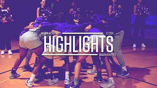 Women's Basketball vs. Bloomsburg Highlights 12.1.24