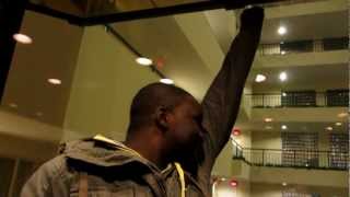 SuperChad Flying Up the Elevator of the Double Tree