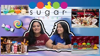 Talking about our trip to the Sugar Factory🍦🧁🍰🎂
