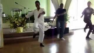 a dance dedicate to pastor eccles  you are worthy song