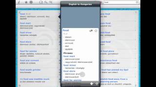 Hungarian English Dictionary & Translator for iPad by BitKnights