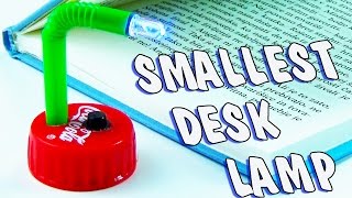 World's smallest desk lamp - led light - diy