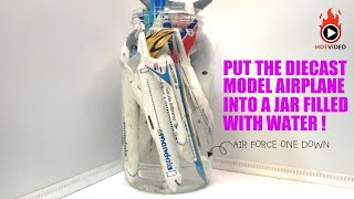 BEST COLLECTION of Diecast Model Airplane Airline Plane in a Jar