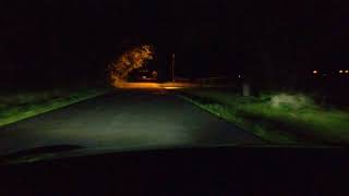 Tesla Model S headlights go out on curvy back road