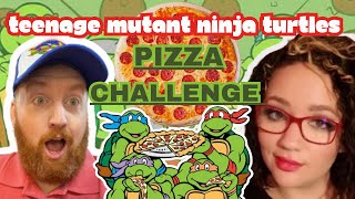 Teenage Mutant Ninja Turtles Pizza Challenge!! 