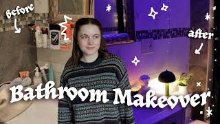 Magical Bathroom Makeover ✨ moody, diy, low-budget