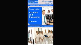 Digital signage for hospital accident and emergency - Repeat Signage sample presentation