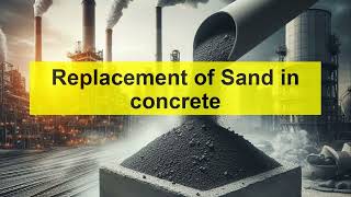 Replacement of sand in concrete | Latest Research update in civil Engineering