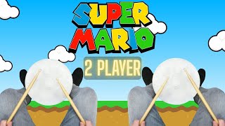 🍄 Super Mario Theme 🥁  | 2 Part Bucket Drumming | EASY Retro Video Game Bucket Drumming Play Along
