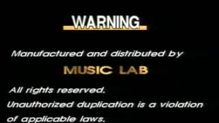 Music Lab Warning Screen