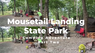 Father Son Camping Trip | Steaks for Dinner | Mousetail Landing State Park Part 2
