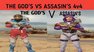 THE GOD'S VS ASSASIN'S / 4V4 Intense Tdm Gameplay