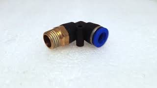 PowerHouse 1/4 Inch Male Elbow Push Type Fitting 8 mm APL 8-02 with 6 Months Warranty