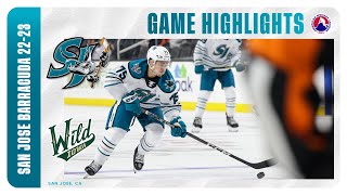 Wild vs. Barracuda 11/20/22 | AHL Highlights