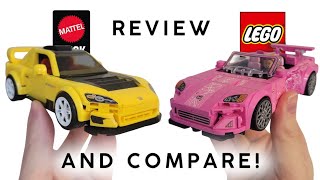 Mattel Brick Shop Honda S2000 Review || ...And Compare to LEGO!