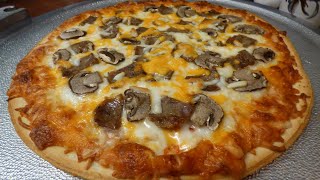 MUSHROOM and SAUSAGE Tombstone 5 CHEESE Pizza - Sunday Frozen Pizza