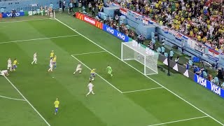 Neymar incredible goal against Croatia (fan cam)