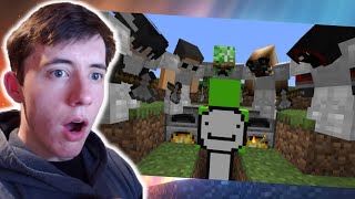 REACTION To Dream Minecraft Speedrunner VS 5 Hunters FINALE REMATCH