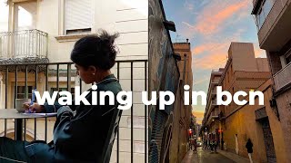 a morning in barcelona