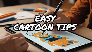How to Draw Cartoon Characters in Digital Art – Step by Step #digitalart