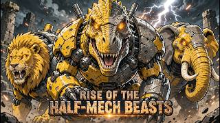 ABC Prehistoric Safari Animals Sounds Song | 3d RISE OF HALF MECH BEASTS | Giggles and Toons