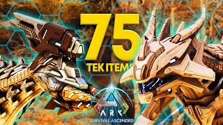 ALL 75 TEK Items & What They Do! | ARK: Survival Ascended