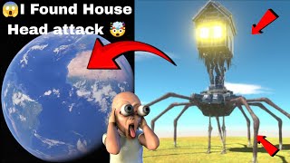 😱House Head real life 🤯 in Google Earth