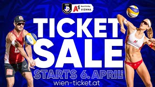 Countdown Ticket Sale - A1 CEV EuroBeachVolley Vienna 2023