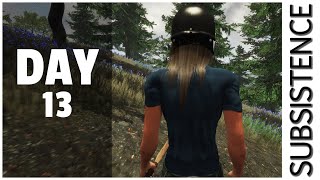 A bed and a little base building in Subsistence