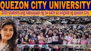 GRABE ANG HIYAWAN NG MGA ESTUDYANTE SA QCU NA MAKAKATANGGAP SILA NG 5K EACH SA TULONG NG SUPER ATE