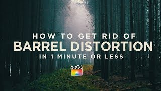How To Fix Fisheye In ONE Minute Or Less In Final Cut Pro X