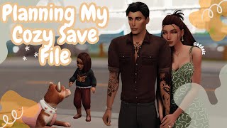 Planning My Cozy Savefile☕ Story Telling, Calendar Event Planning, Yapping & Lore Pics | The Sims 4