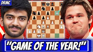 D Is For Destruction! || Gukesh D SHOCKS Magnus Carlsen w/ GOAT Rook Sacrifice!