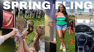 COLLEGE VLOG- college visit, food trucks, Walmart runs, GRWM,dance showcase, fire show🩷