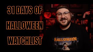 Halloween Movie Marathon 2025 | 31 Days of Horror Watchlist
