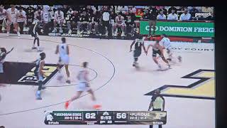 Omer Mayer Scores the 3 pointer vs Michigan state 