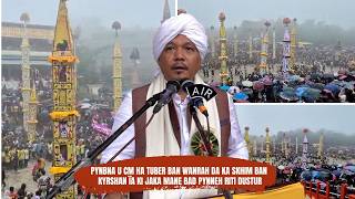 PYNBNA U CM HA TUBER BAN WANRAH DA KA SKHIM BAN KYRSHAN ÏA KI JAKA MANE BAD PYNNEH RITI DUSTUR