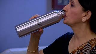 Pack of 6 Designer Stainless Steel Bottles 6B4 CODE 11969