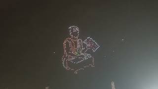 आकाश से दिखा रामायण का अद्भुत दृश्य | अयोध्या लेज़र शो 2025 🔥🚁