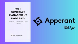 Apperant: Your Smart Partner in Post-Contract Management
