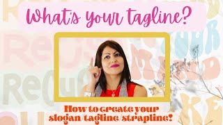 What's your tagline, slogan, strapline? ☀️💙✍️