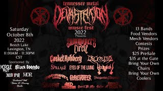 Inaugural TN Metal Devastation Music Festival - October 2022
