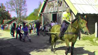 Horse vs five men  anaglyph
