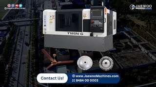 Twing-200 Dual Spindle CNC Machine | Specially Designed for Fan Industry | Jaewoo Machines