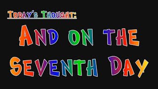 Today's Moment with the Puppets: And on the Seventh Day